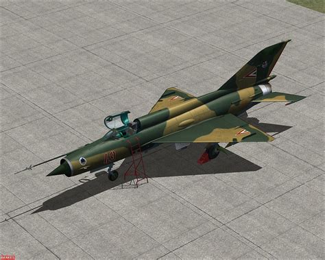 Hungarian Air Force Mig 21mf Red 49 For Fsx