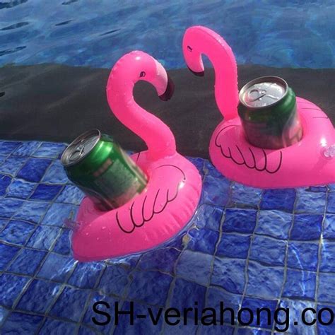 Portavasos Inflable 1 2 Animal Natación Posavasos Portátil Fiesta