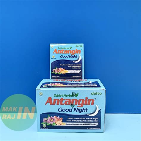 Jual Antangin Good Night Tablet Herbal Strip Shopee Indonesia