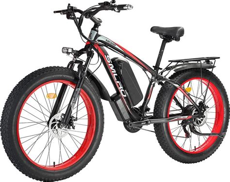 Yinzhiboo Electric Bike E Bike Fat Tire Electric Bicycle Adults