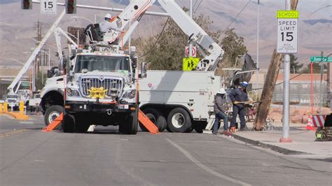 PHOTOS: Crews pick up damage across Las Vegas following Tuesday ...