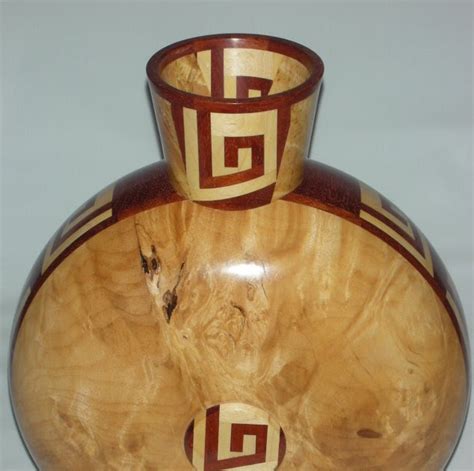 Segmented Wooden Vases Bowls Segmented Maple And Bloodwood Vase