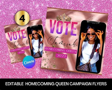 Homecoming Queen Campaign Flyer