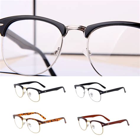 Buy 1pc Classic Retro Clear Lens Nerd Frames Glasses Fashion Designed Men Women