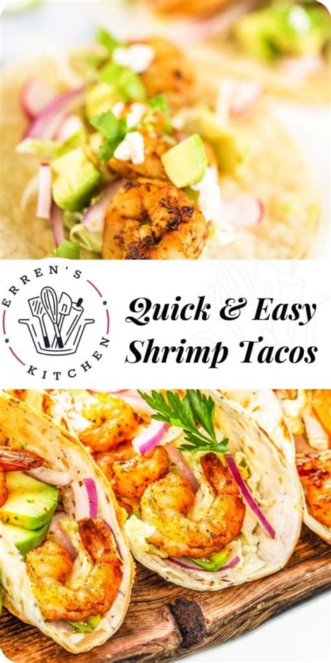 Easy Spicy Shrimp Tacos Erren S Kitchen