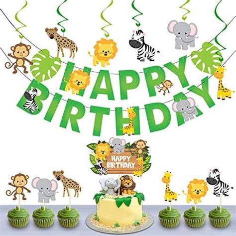 Festiko Jungle Theme Birthday Combo For Jungle Birthday Decoration