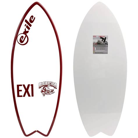 Blairacuda Ex1 E Glass Epoxy Skimboard Exile Skimboards Australia