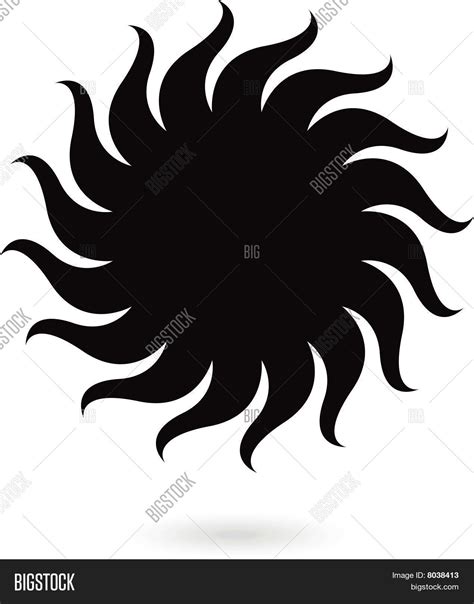 Black Sun Silhouette Vector & Photo (Free Trial) | Bigstock