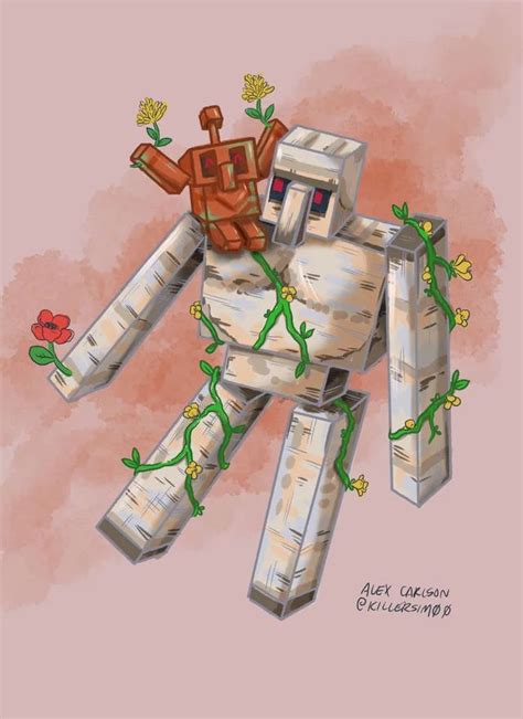 I Am Team Copper Golem Minecraft Minecraft Art Minecraft