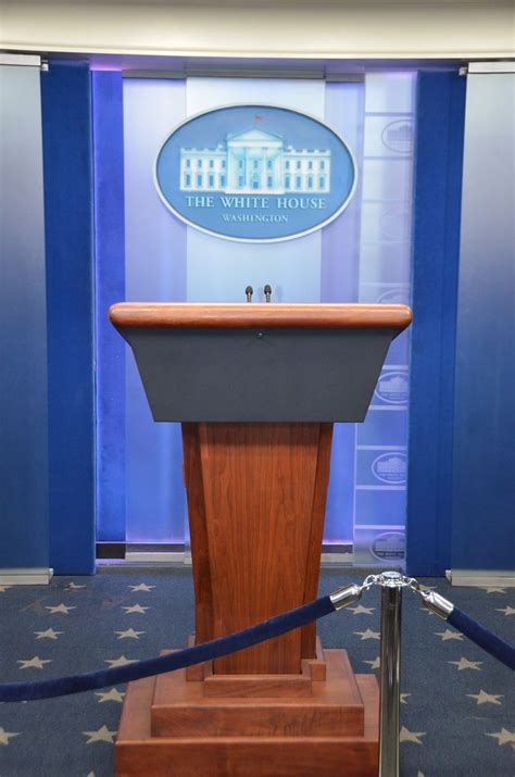 White House Podium James S Brady Press Briefing Room In T… Flickr