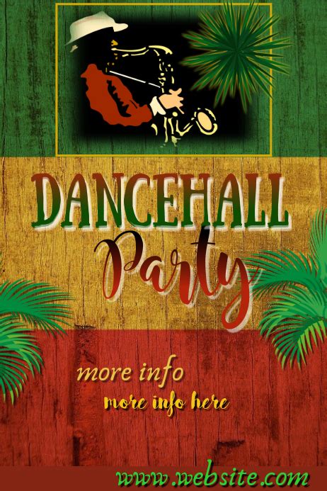 Dancehall Party Template Postermywall