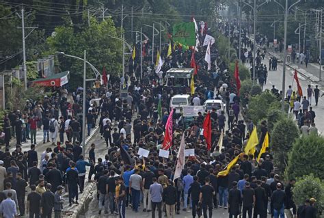 In Photos 8th Muharram Procession Taken Out On Traditional Route In