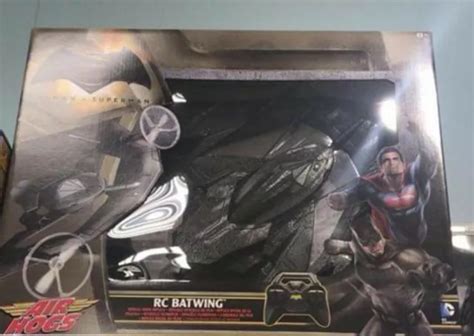 BATMAN V SUPERMAN Air Hogs Toy Figure Rc Remote Control Batwing 29 00