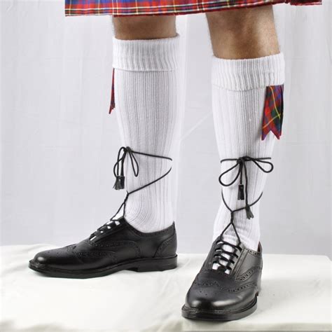 Contemporary White Kilt Hose Sport Kilt