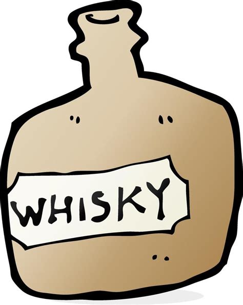 Tarro De Whisky De Dibujos Animados Vector En Vecteezy