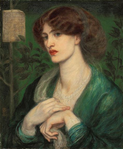 Dante Gabriel Rossetti The Salutation Of Beatrice 1869 Beatrice