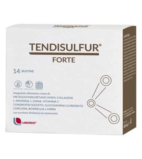 Tendisulfur Forte Integratore Per Tendini Bustine Uriach