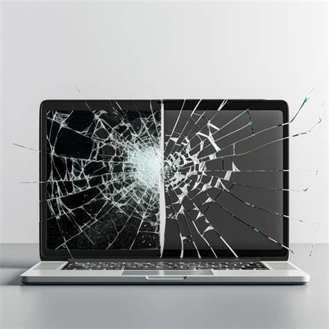 Free Shattered Laptop Screen Image Download At Stockcake