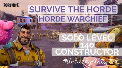 Survive The Horde Solo Level 140 NO DISCHARGER NO DROP TRAPS YouTube