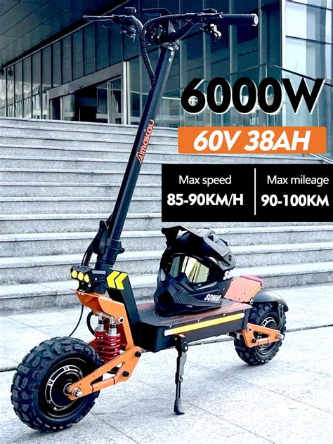 Patinete El Ctrico X5 De 6000W Scooter Con Doble Motor Doble Suspensi N