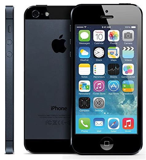 Pre-Owned iPhone 5 16GB Black (Unlocked) Used - Walmart.com