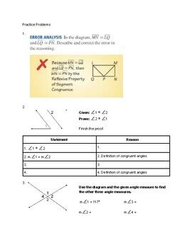 Proving Statements About Segments Angles And Geometric Relationships