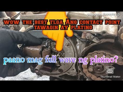 Paaano Mag Convert Ng Full Wave Sa Platino Na Honda Cg Or Tmx