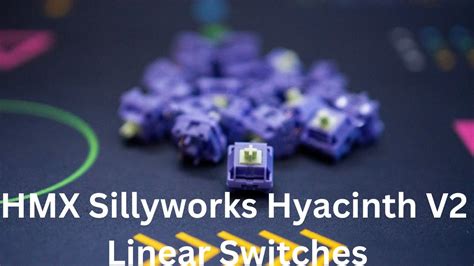 Hmx Sillyworks Hyacinth V2 Linear Switch Sound Test Youtube