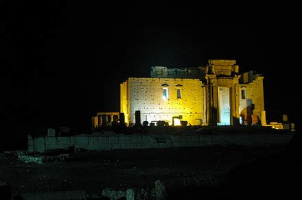 Destroyed temple of baal in palmyra featuring temple, baal, and palmyra, an Architecture Photo ...