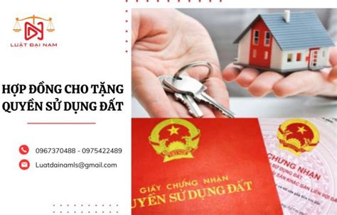 Hợp đồng cho tặng quyền sử dụng đất