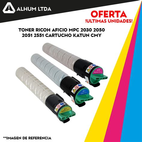 Toner Ricoh Aficio Mp C C C C Cmy Katun Alhum