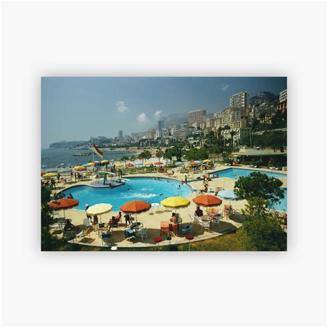 Monte Carlo Beach Club – Slim Aarons Print