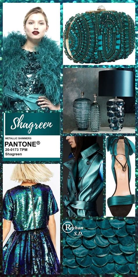 Pantone Metallic Shimmers Shagreen By Reyhan S D Color