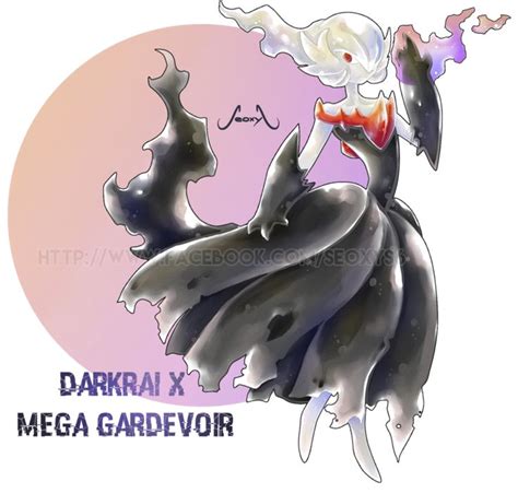 Mega Gardevoir X Darkrai Closed By Seosaurus On Deviantart Pokemon