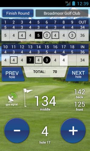 Golf Pad - free Golf GPS rangefinder and scorecard for Android and ...