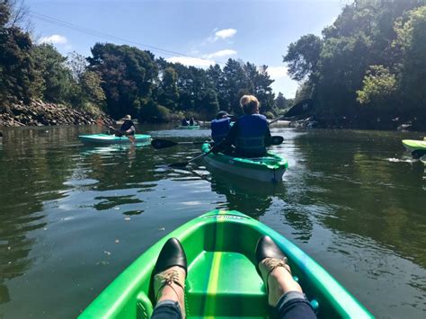 Kayaking the Napa River in Downtown Napa, California