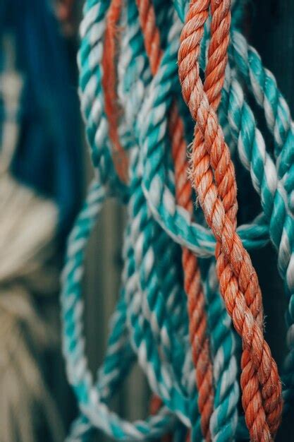 Premium Photo Close Up Of Ropes