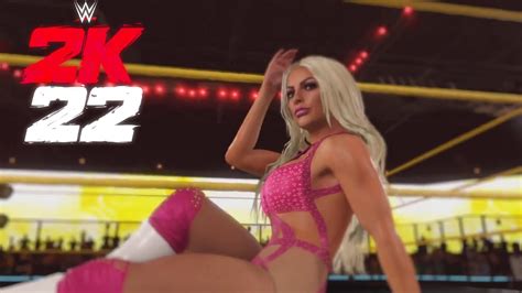 WWE 2K22 Mandy Rose Entrance Signature Finisher YouTube