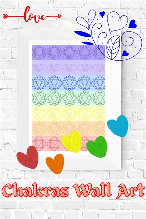 Chakra Colors with Symbols in Pastel Art Print by TheEarthVillage ...