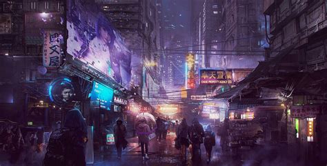 Cyberpunk Street Wallpapers - Top Free Cyberpunk Street Backgrounds ...