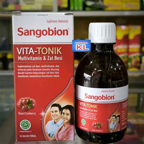 Jual Sangobion Vitatonik Ml Shopee Indonesia