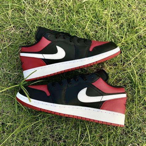 Giày AIR JORDAN 1 LOW ALTERNATE BRED TOE Chính Hãng 553558 066