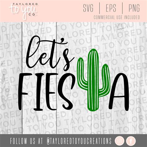 Lets Fiesta Svg Cinco De Mayo Svg Cut File Party Svg Drinking Tequila Taco Fest Mexican Svg