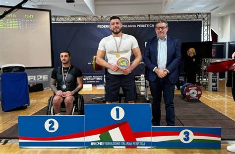 Para Powerlifting Catania Incorona I Nuovi Campioni Italiani Assoluti