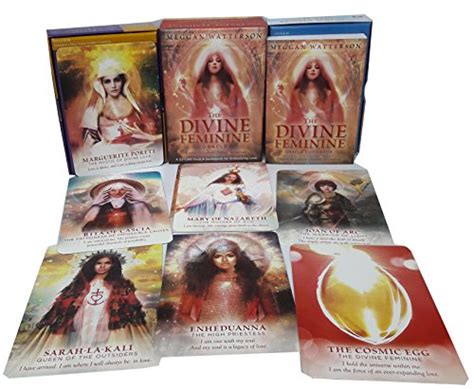 Divine Feminine Oracle Cards A 53 Card Deck And Guidebook Pack Set By