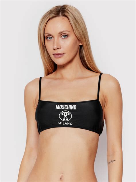 Moschino Underwear Swim Bikini Oberteil A Schwarz Modivo De