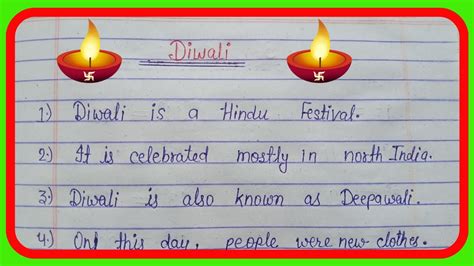 10 Line Essay On Diwali 10 Lines Essay On Diwali In English Very