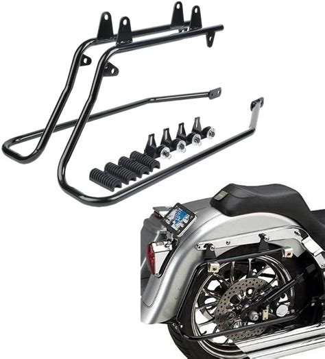 Amazon Tcmt Black Saddlebag Saddle Bag Conversion Brackets Fits