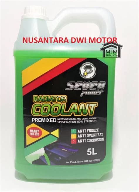 AIR RADIATOR POWER COOLANT WATER Seven Pendingin Galon 5 5 Liter 5 5L