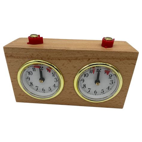 Wooden Analog Chess Clock | Chess World